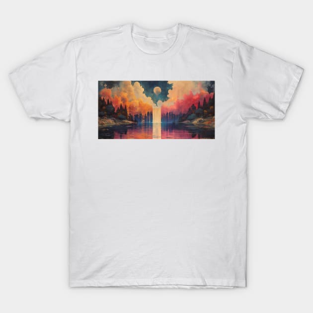 Moon River I T-Shirt by summer-sun-art